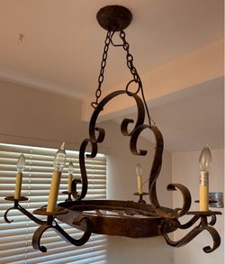 Wrought Iron chandelier