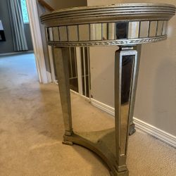 Mirrored Side Table 