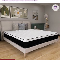 Moveout Sale - Queen Bedframe + Mattress