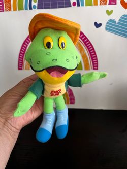 VINTAGE KELLOGG’S BREAKFAST BUNCH DIG EM FROG PLUSH - 8 INCH