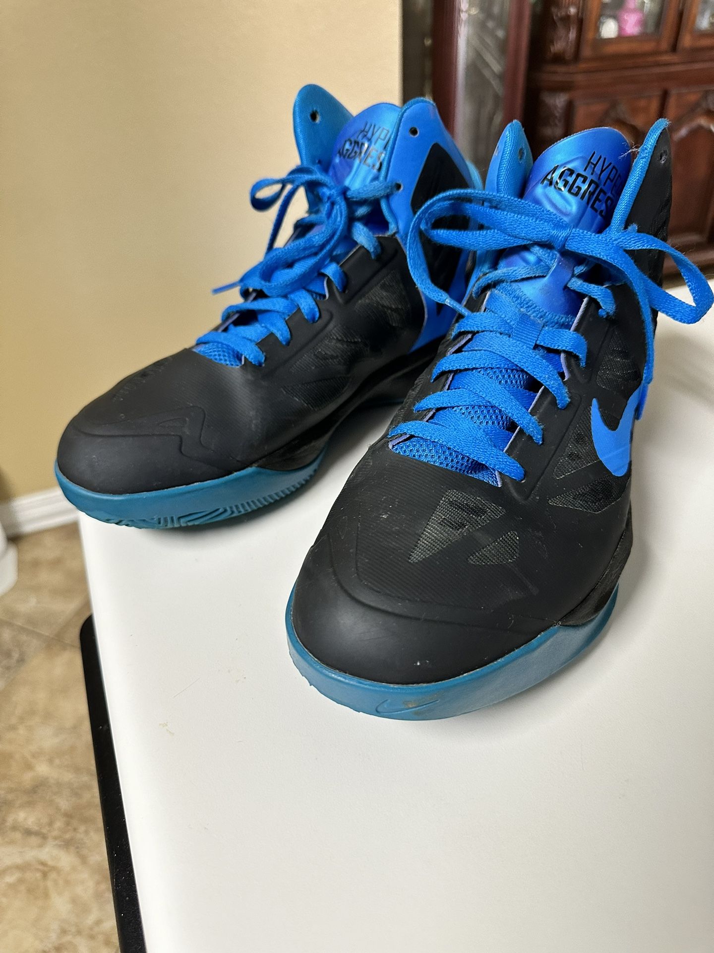 NIKE AIR MAX HYPERAGGRESSOR 524851 008 Blue Black Men's Basketball