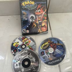 Crash Bandicoot - The Wrath of Cortex - Playstation 2 + Bundle Crash Racing   Bundle   