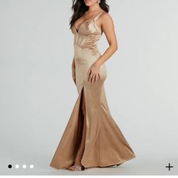 Beautiful New Gold Dress 