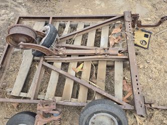 Vw Bug Rare Single Wheel Trailer And Extra Wheels