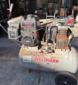 Westward gas air compressor 110 psi