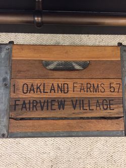 Antique  Milk Crate