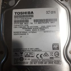 Toshiba 1TB 
3.5-Inch Hard Drive

 *** Good Deal ***