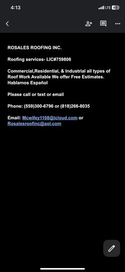 Rosales Roofing Inc.