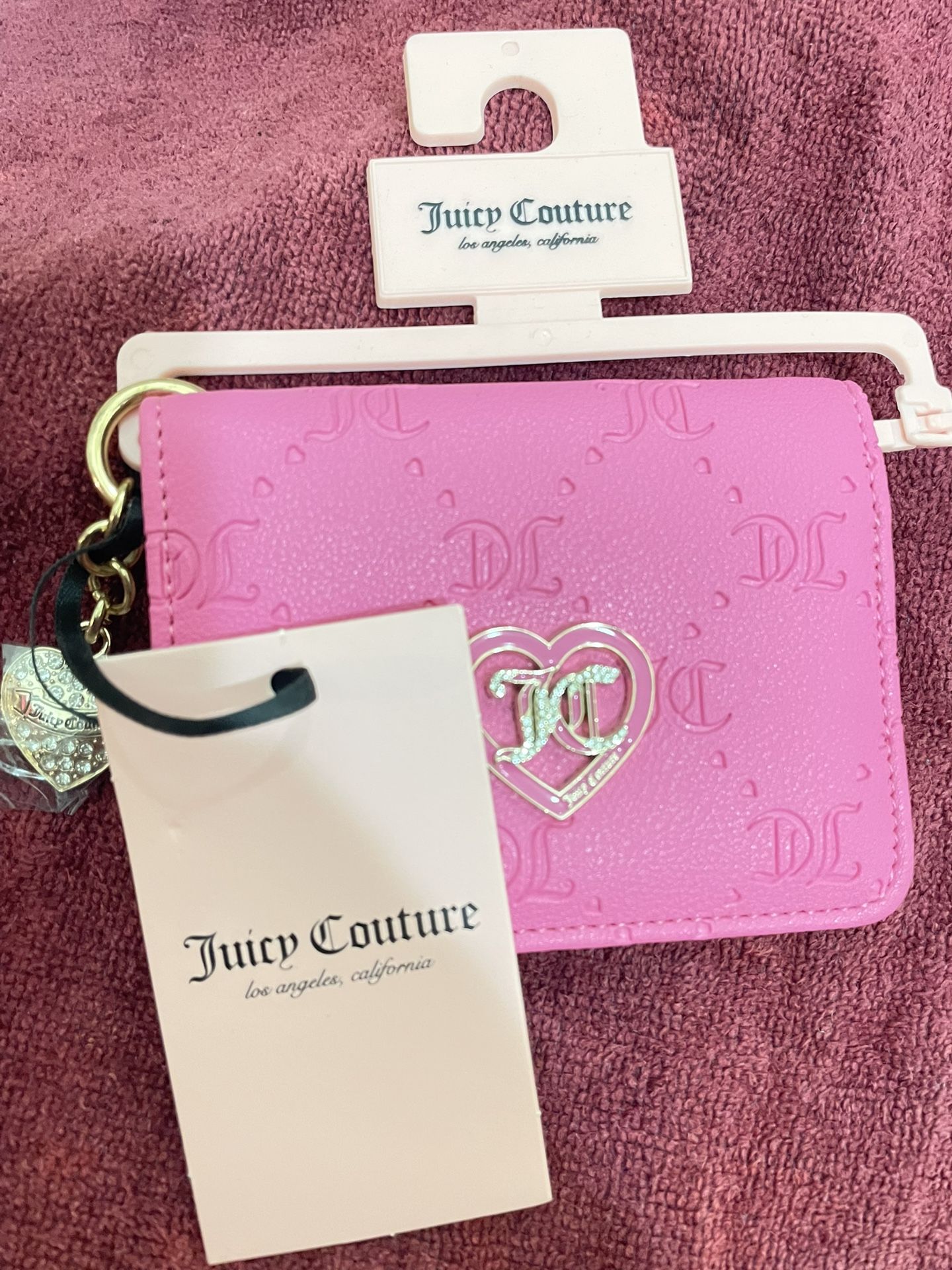 Pink Juicy Couture Wallet With Charm