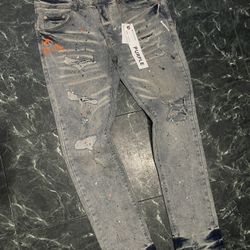 purple Jeans Size 34 