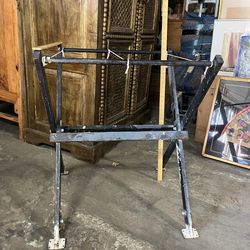 Folding Iron Stand Table Base