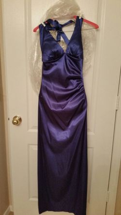 Royal blue formal dress