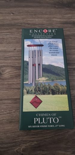 WOODSTOCK ENCORE CHIMES OF PLUTO. 6 SILVER TUBES 27" LONG