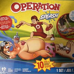 Operation Splash Classic Game By Hasbro 