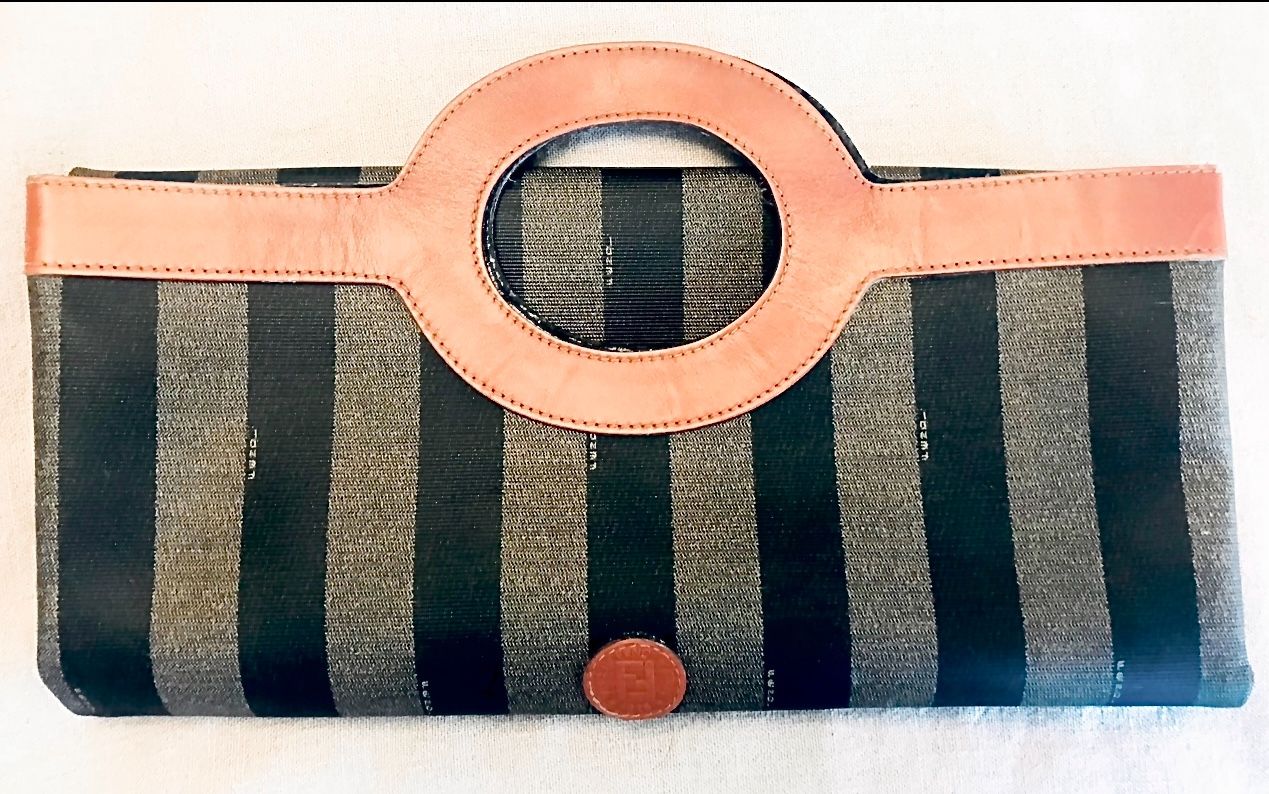 Vintage Fendi Pequin Tote-Accepting Respectable Offers