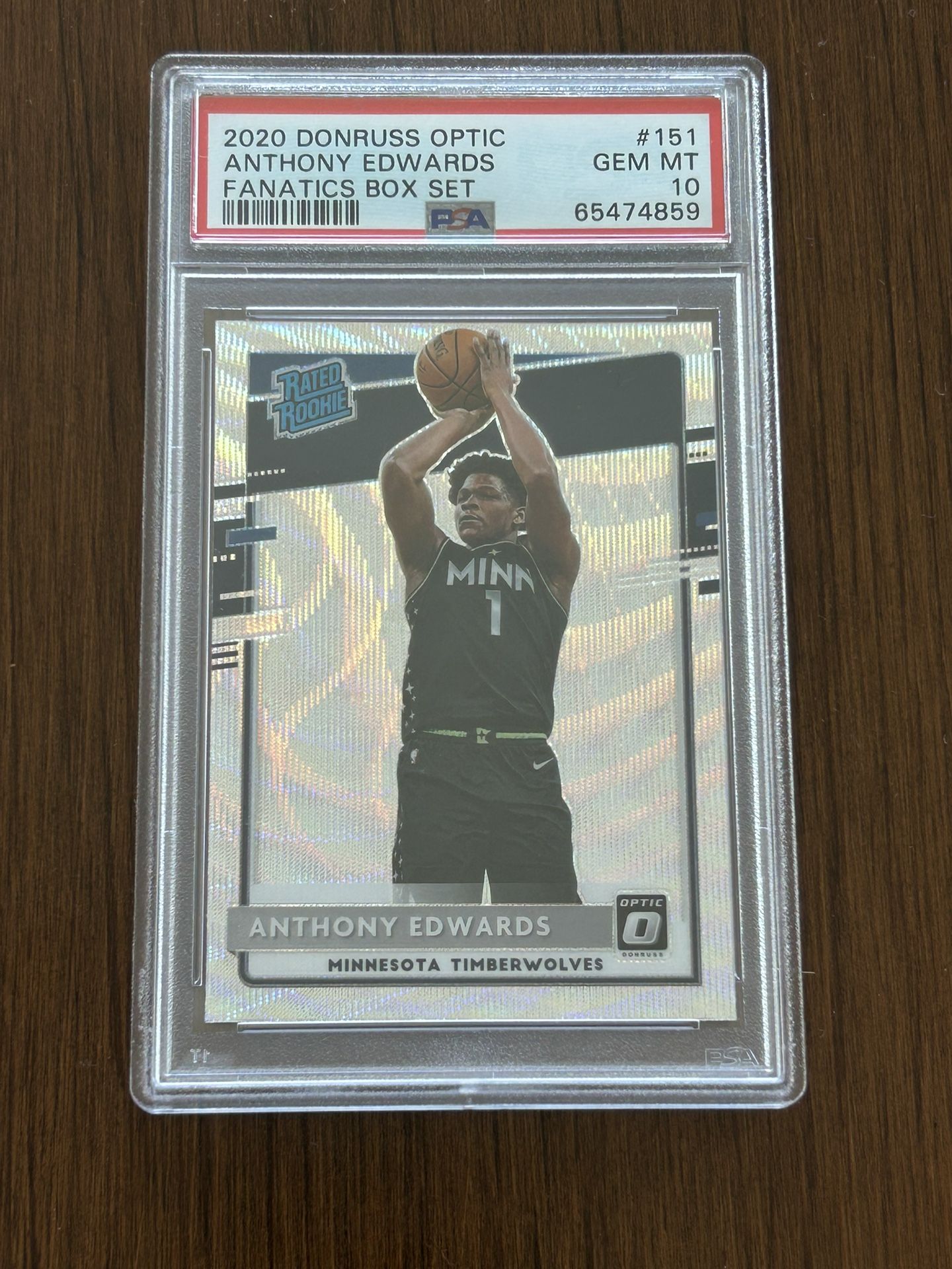 Anthony Edwards Rated Rookie PSA 10