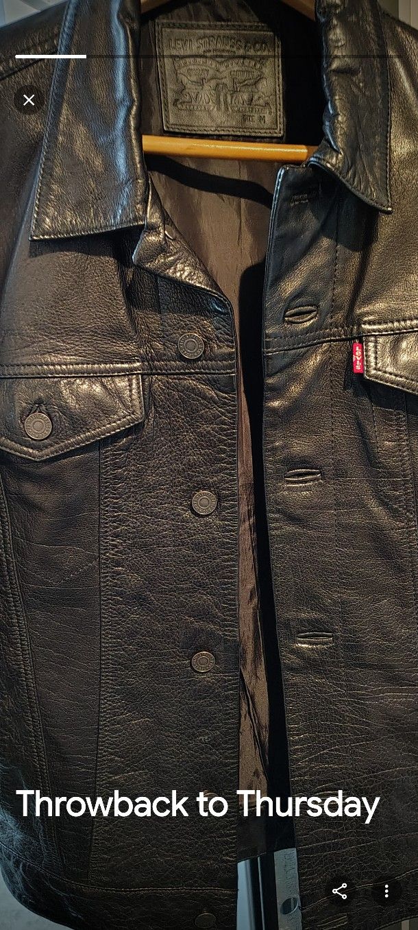 REAL LEVIS LEATHER JACKET