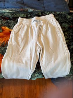 White Under Armor sweatpants