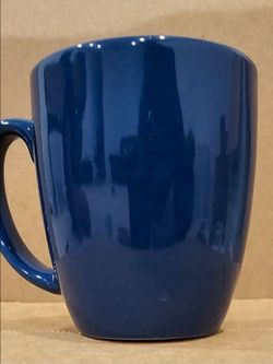 Classic Corelle Navy Blue Ceramic Coffee Mug