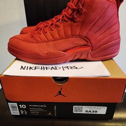 SIZE 10 NIKE AIR JORDAN 2018 RETRO 12 GYM RED AIR MAX KOBE LEBRON DUNK