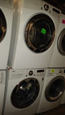 LG washer and dryer