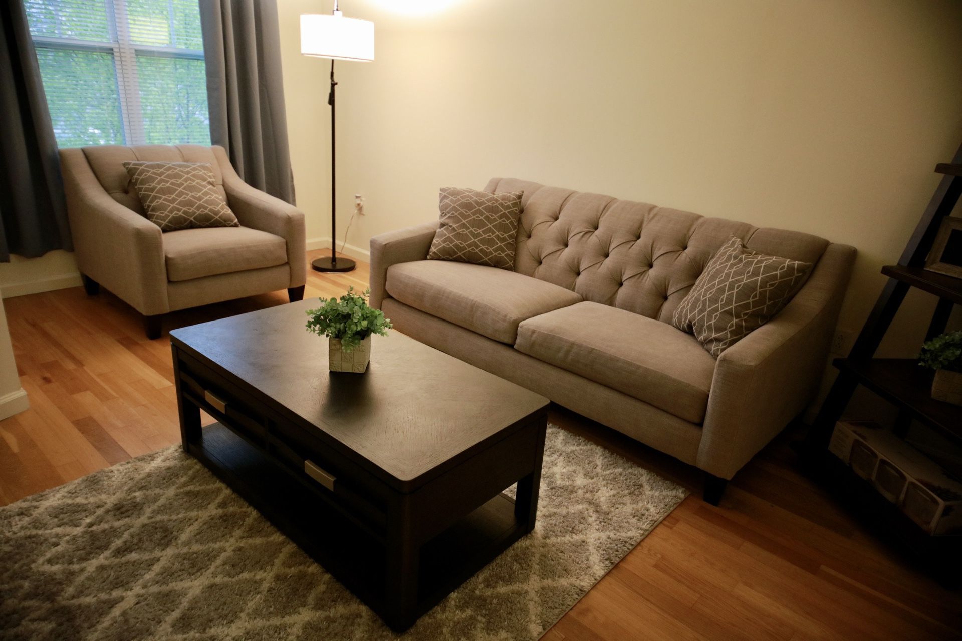 Couch, Accent Chair And Coffee Table For Sale! 
