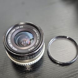 Hoya HMC Wide Auto 28mm f/2.8 Wide Angle Lens With Vivitar Filter