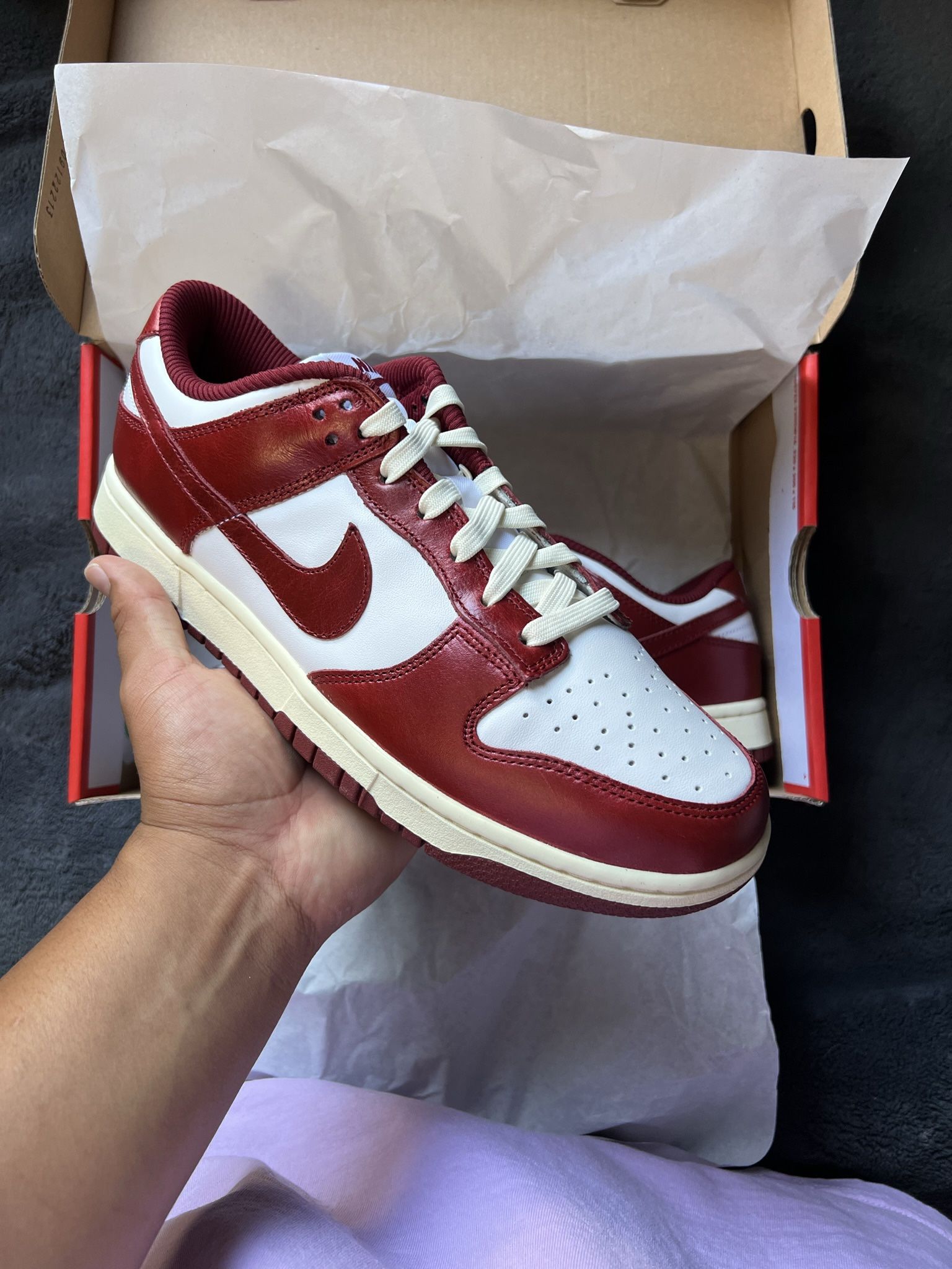 Nike Dunk Low Vintage Team Red DS Size - Main Image