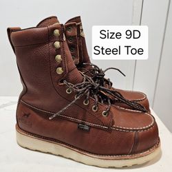 Red Wings Irish Setter Safety Toe Work Boots Size 9D