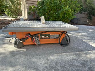 ridgid wet tile saw