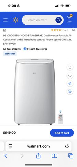 LG Portable Air Conditioner