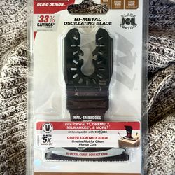 Diablo Demo Demon 2.5in Oscillating Tool Blades for Nail Embedded Wood 3-Pack