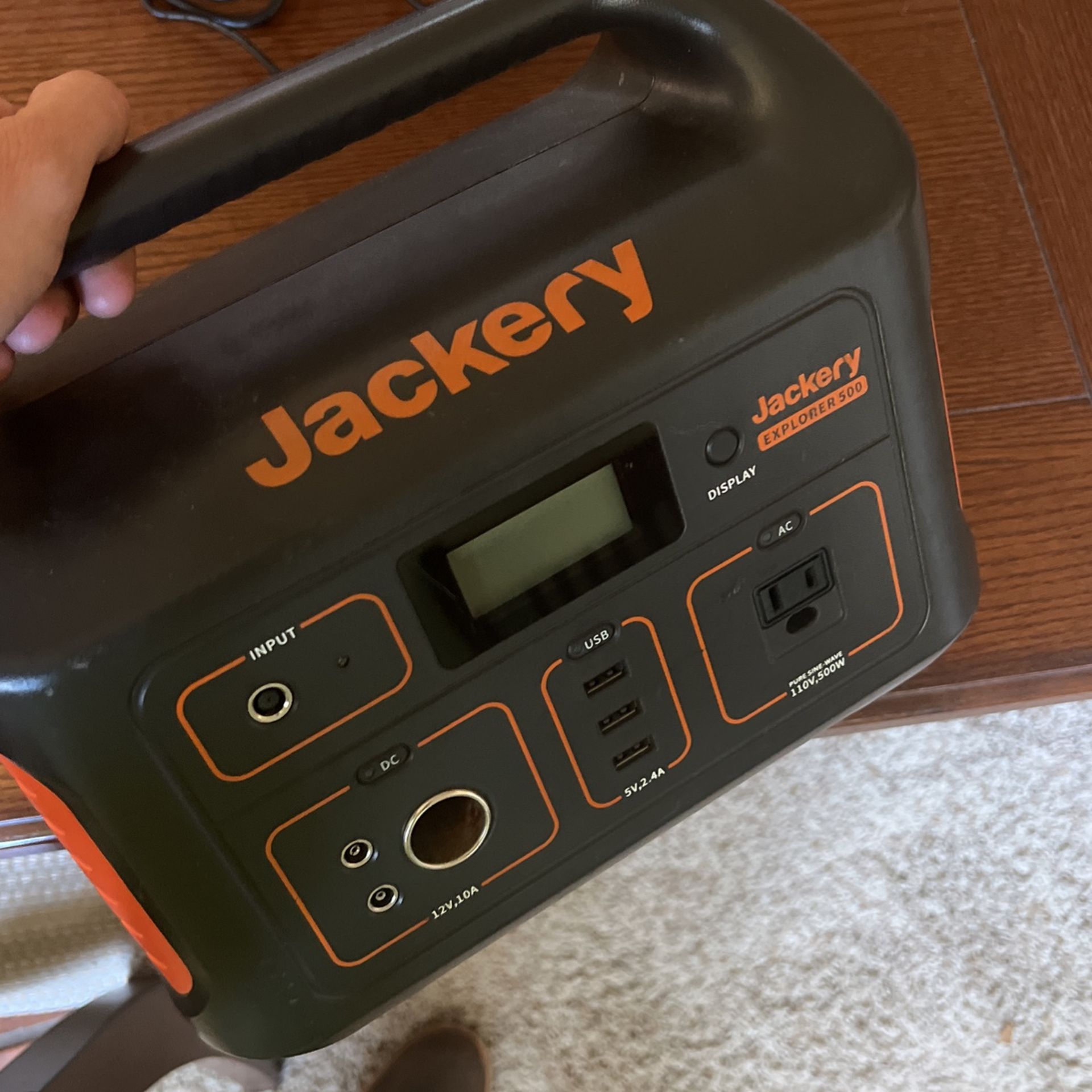 Jackery Explorer 500 With New Charger