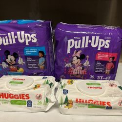 Pull Ups And Wipes Bundle 