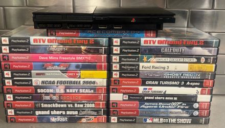 PlayStation 2 console and video games