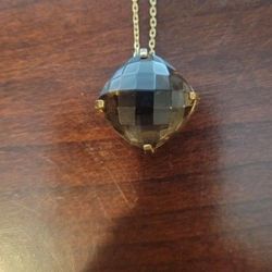 Smoky Quartz pendant necklace