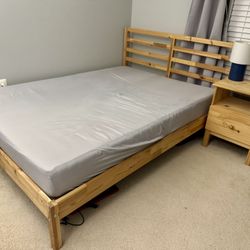 IKEA TARVA Bed, Dresser And Mattress