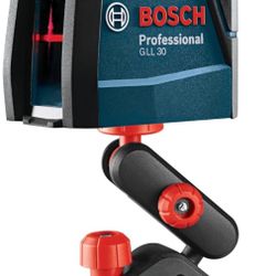 BOSCH GLL 30 30 FT Self-Leveling Cross-Line Laser, Includes Flexible Mounting Device