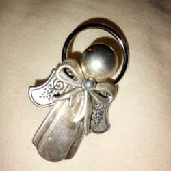 Silver Angel Pin