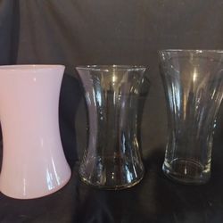 Hour Glass Vases 