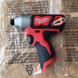Milwaukee M12 Impact Driver.  Brand NEW.  Tool Only.   NUEVO.