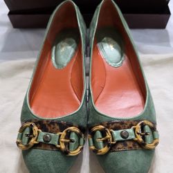 Cole Haan Green Ballet Slipper
