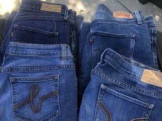 HOLLISTER, BEBE,LEVI, OLD NAVY,MISS ME, TRUE RELIGION