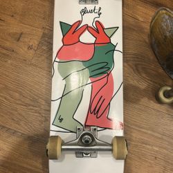7.75 Bluetile complete skateboard 