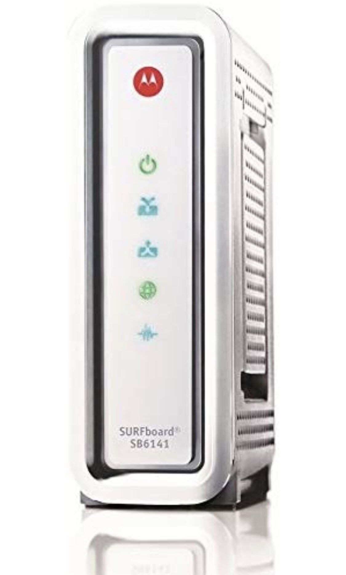 Motorola SB6141 (Comcast, TWC, Cox Version) - DOCSIS 3.0 White Cable Modem