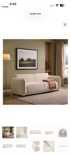 Christopher Knight Home Ifa 84" Modern 3-Seater Upholstered Sofa, Beige