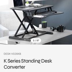 Vivo Desktop Adjustable Height Work Center