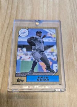Sealed 2022 Topps Vault Los Angeles Dodgers Julio Urias '87 Blank Back Card #1/1