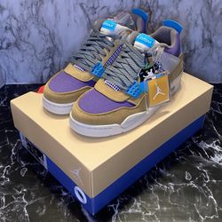 DS Jordan X Union 4 “Desert Moss” Sz 8.5