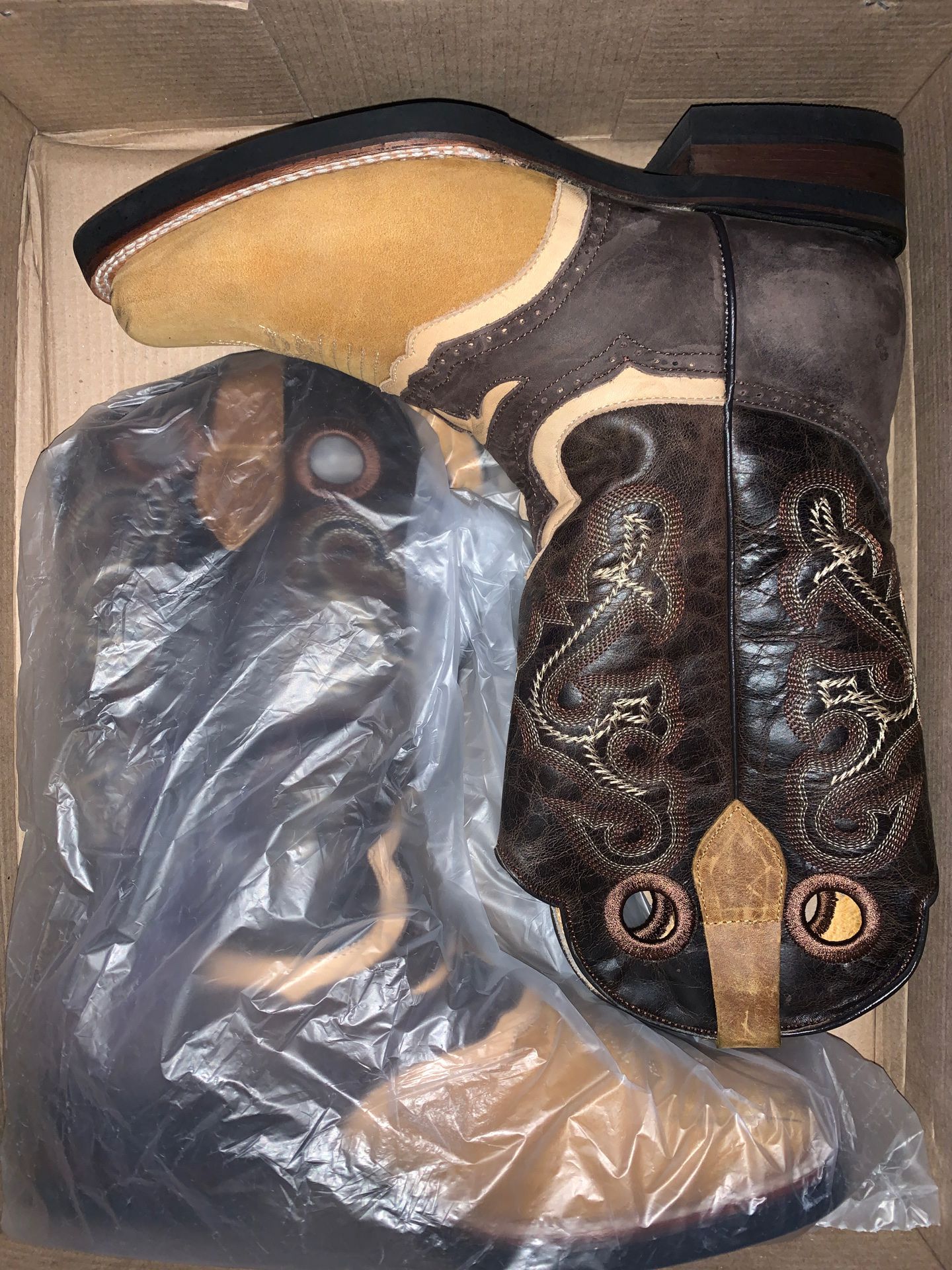 Brown Tejano Boots